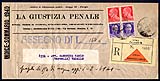 Stampe raccomandate con assegno 1949