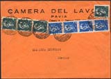 Primi francobolli imperiale con fasci stampati a Novara